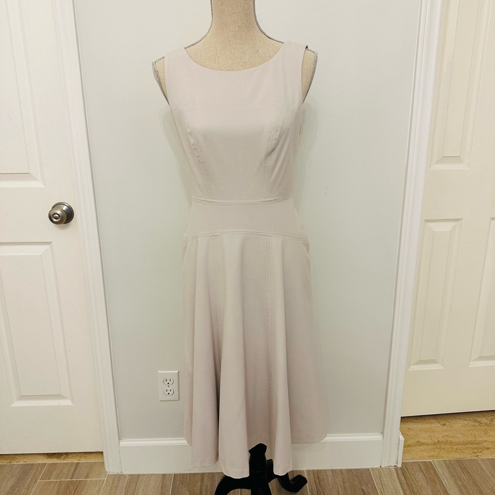 Marc New York Gray Fit/Flare Sleeveless Dress size 4